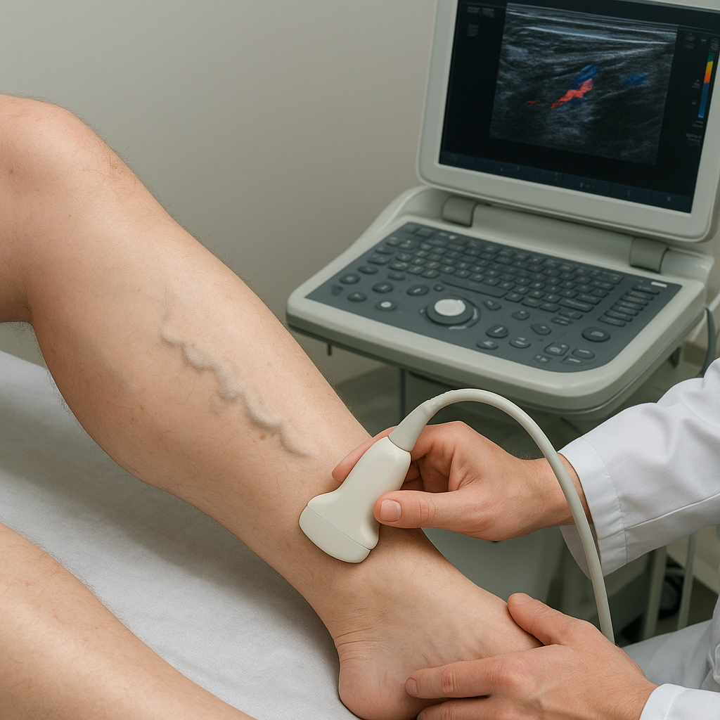 USG dopplerowskie kończyn dolnych – diagnostyka żylaków